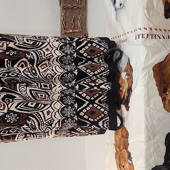 New Directions Abstract Sleeveless Top Women's Sz 8 51" L - Picture 5 of 9